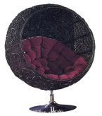 Кресло-сфера плетеное