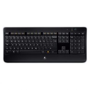 Клавиатура Logitech Wireless Illuminated Keyboard K800 USB Black