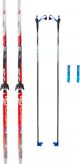 Лыжи с креплениями и палками ЦСТ Step Nordic 75 190/150