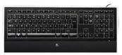 Клавиатура мультимедиа Logitech Logitech Illuminated Keyboard K740 Black USB (920-005695)