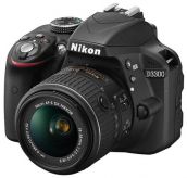 Цифровой фотоаппарат Nikon D 3300 BK+AF-S DX 18-55VR II