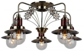 Люстры и Светильники потолочные Escada 329/5PL E27*60W Antique Brass