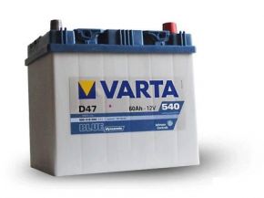 Автомобильные аккумуляторы Varta Blue Dynamic Asia 60ah 540A обратный 173х225х232