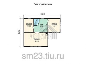 Каркасный дом из СИП|SiP панелей VH "76-13" Строганов