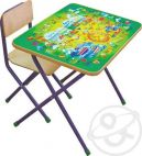 Детские столы и стулья Фея Досуг 201 Алфавит зеленый
