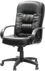 Компьютерное кресло Chairman 416 экокожа Черное глянцевое