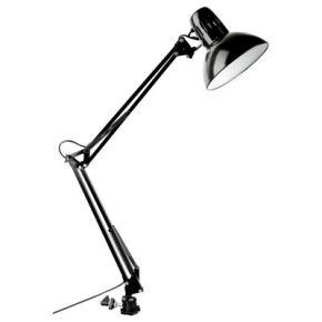 Настольная лампа на струбцине Arte lamp A6068LT-1BK Senior ARTELamp