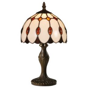 Настольная лампа тиффани Arte lamp A3163LT-1BG Perla ARTELamp Arte lamp A3163LT-1BG