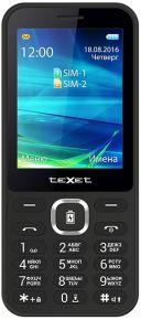 Мобильный телефон Texet TM-D327 Black