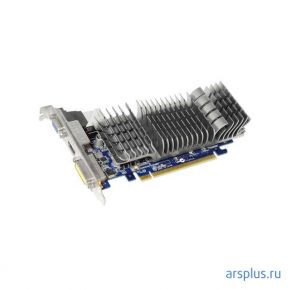 Видеокарта ASUS GeForce 210 (PCI-E 2.0, 1024 MB, GDDR3, 64 bit, Base: 589 MHz, 1200 MHz, 40nm, GT218-325, 16/8/4, БП от 300 Вт, пассивное охлаждение, низкопрофильная (без планки), двухслотовая, длина 178 мм, DirectX 10.1, Open GL 3.3, D-Sub x 1, DVI-I x 1, HDMI x 1) Retail [ EN210 SILENT/DI/1GD3/V2(LP) ] ASUS GeForce 210
