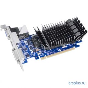 Видеокарта ASUS GeForce 210 (PCI-E 2.0, 1024 MB, GDDR3, 64 bit, Base: 589 MHz, 1200 MHz, 40nm, GT218-325, 16/8/4, БП от 300 Вт, пассивное охлаждение, низкопрофильная (с планкой), двухслотовая, длина 178 мм, DirectX 10.1, Open GL 3.3, D-Sub x 1, DVI-I x 1, HDMI x 1) Retail [ 210-SL-1GD3-BRK ] ASUS GeForce 210