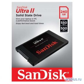 Накопитель SSD Sandisk Ultra II (SDSSDHII-240G-G25)