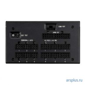 Блок  питания 760 Вт Corsair AX760i Retail (ATX, +12 В, активный PFC, вентилятор 120 мм, 80 PLUS Platinum, отстегивающиеся кабели, ATX12V: 20+4 / 4+4 / 8 pin, PCI-E: 6 x 6+2 pin, SATA 5p x 12, Molex 4p x 8, FDD x 2, длина 160 мм, черный, цифровое управление (DSP)) [ CP-9020036-EU ] Corsair AX760i