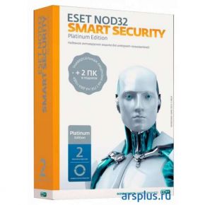 Пакет безопасности ESET NOD32 Smart Security Platinum Edition 2 года на 3 ПК BOX Eset