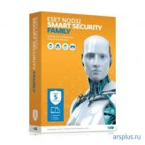 Пакет безопасности ESET NOD32 Smart Security Family 1 год на 5 ПК BOX Eset
