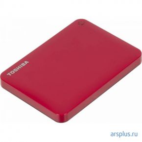 Жесткий диск Toshiba USB 3.0 2Tb HDTC820ER3CA Canvio Connect II 2.5 красный [HDTC820ER3CA] Toshiba