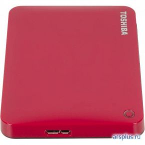 Жесткий диск Toshiba USB 3.0 2Tb HDTC820ER3CA Canvio Connect II 2.5 красный [HDTC820ER3CA] Toshiba