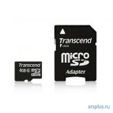 Флэш-карта microSDHC 4 GB Transcend [ TS4GUSDHC6 ] Transcend