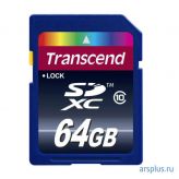 Флэш-карта SDXC 64 GB Transcend Class 10 [ TS64GSDXC10 ] Transcend