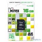 Флэш-карта SDHC 16 GB Mirex [ 13611-sd10cd16 ] Mirex