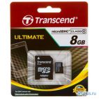 Флэш-карта microSDHC 8 GB Transcend [ TS8GUSDHC10 ] Transcend