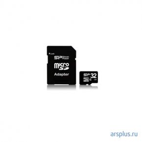 Флэш-карта microSDHC 32 GB Silicon Power [ SP032GBSTH010V10-SP ] Silicon Power