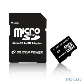 Флэш-карта Silicon Power SP008GBSTH006V10-SP