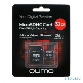 Флэш-карта microSDHC 32 GB Qumo Qumo