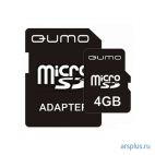 Флэш-карта microSDHC 4 GB Qumo Qumo