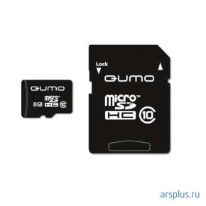 Флэш-карта microSDHC 8 GB Qumo Qumo