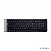 Клавиатура беспроводная Logitech  Wireless Keyboard K230 USB black Logitech Wireless Keyboard K230