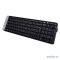 Клавиатура беспроводная Logitech  Wireless Keyboard K230 USB black Logitech Wireless Keyboard K230