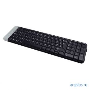 Клавиатура беспроводная Logitech  Wireless Keyboard K230 USB black Logitech Wireless Keyboard K230