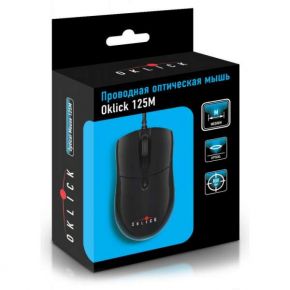 Мышь Oklick  125M USB черный Oklick 125M