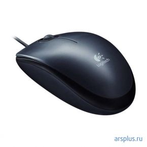 Мышь Logitech Mouse M100 USB черный Logitech Mouse M100