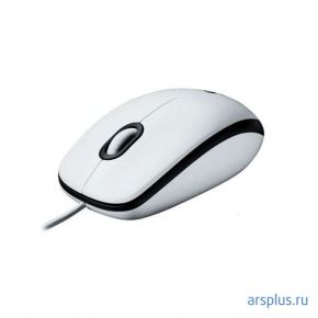 Мышь Logitech Mouse M100 USB белый Logitech Mouse M100
