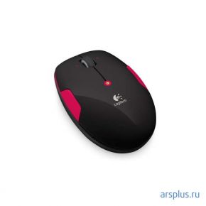 Беспроводная мышь Logitech  Wireless Mouse M345 Black-Red  черно-красный Logitech Wireless Mouse M345 Black-Red