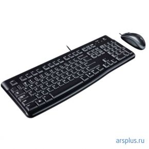 Комплект клавиатура + мышь Logitech Desktop MK120 USB Black Logitech Desktop MK120