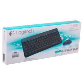 Беспроводные клавиатура + мышь Logitech Wireless Combo MK240 USB Black Logitech Wireless Combo MK240