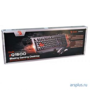 Комплект клавиатура + мышь A4Tech Bloody Q1500/B1500 USB Black A4Tech Bloody Q1500/B1500