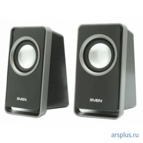 Колонки Sven 355 2.0 черный 5Вт портативные [SV-0110355BK] Sven