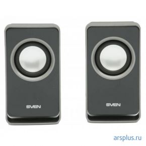 Колонки Sven 355 2.0 черный 5Вт портативные [SV-0110355BK] Sven