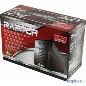 ИБП Powercom RAPTOR [ RPT-600A ] (розеток (C13) 3, 600 ВА/360 Вт) Powercom RAPTOR