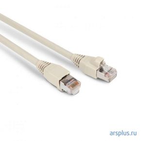 Патч-корд медный FTP Кат.6a 3.0 м Hyperline [ PC-LPM-STP-RJ45-RJ45-C6a-3M-LSZH-GY ] Hyperline