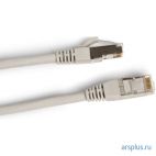 Патч-корд медный FTP Кат.6 2.0 м Hyperline [ PC-LPM-STP-RJ45-RJ45-C6-2M-LSZH-GY ] Hyperline