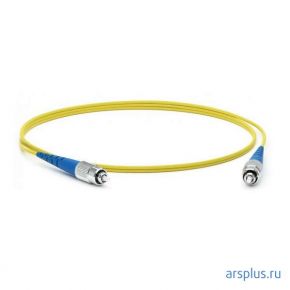 Патч-корд оптический FC/FC Simplex, 9/125 мкм 3 м Hyperline [ FC-S2-9-FC/UR-FC/UR-H-3M-LSZH-YL ] Hyperline