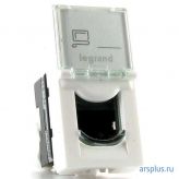 Розетка телефонная Legrand RJ-11 1M (один модуль) x LAN Белый Legrand