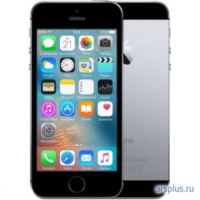 Смартфон Apple iPhone SE 16Gb (серый, моноблок, 4 , 1136x640, A9, Flash 16 GB, GPS/ГЛОНАСС, 3G/LTE, Wi-Fi 802.11a/b/g/n/ac, Bluetooth 4.2, 12.0 Mpx, sim карт 1, iOS 9, 14/250 час., 113 г, 124x59x8 мм) [ MLLN2RU/A ] Apple iPhone SE 16Gb