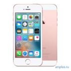 Смартфон Apple iPhone SE 64Gb (розовый, моноблок, 4 , 1136x640, A9, Flash 64 GB, GPS/ГЛОНАСС, 3G/LTE, Wi-Fi 802.11a/b/g/n/ac, Bluetooth 4.2, 12.0 Mpx, sim карт 1, iOS 9, 14/250 час., 113 г, 124x59x8 мм) [ MLXQ2RU/A ] Apple iPhone SE 64Gb