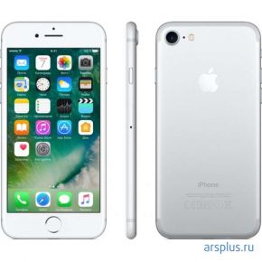 Смартфон Apple iPhone 7 32Gb (серебристый, моноблок, 4.7 , 1334x750, A10, 2.37 GHz, Flash 32 GB, ОЗУ 2 GB, GPS/ГЛОНАСС, 3G/LTE, Wi-Fi 802.11a/b/g/n/ac, Bluetooth 4.2, 12.0 Mpx, sim карт 1, iOS 10, 1960 мА/ч, 14/240 час., 138 г, 138.3x67.1x7.1 мм) Apple iPhone 7 32Gb